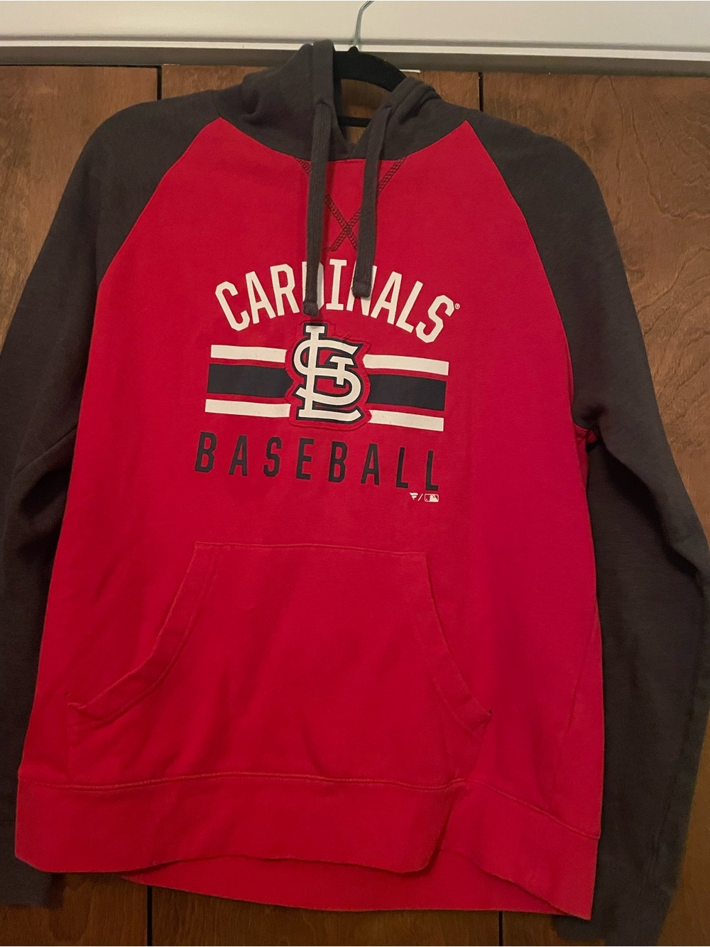Genuine Merchandise Red & Gray Cardinals Baseball Hoodie